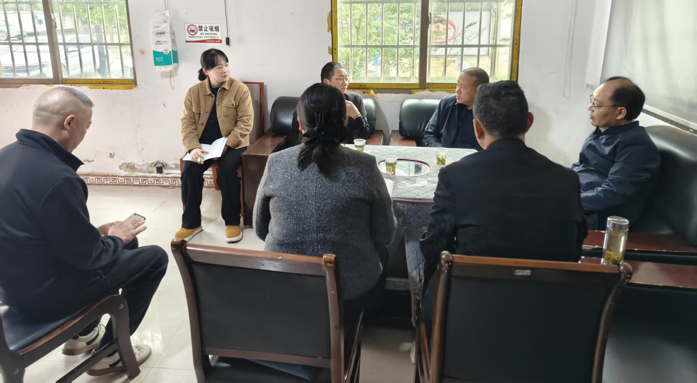 冯青到开阳县督导信访...